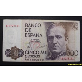 1979- JUAN CARLOS -SERIE 4I -5000 PESETAS-MADRID