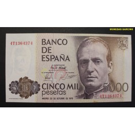 1979- JUAN CARLOS -SERIE 4T -5000 PESETAS- MADRID