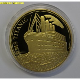 2026- RMS TITANIC  - MEDALLA - DORADA