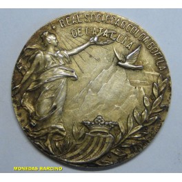 1919- PALOMAS MENSAJERAS - MEDALLA -ZARAGOZA