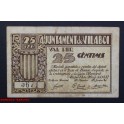 1937- VILABOI - 25 CENTIMS- BARCELONA- BILLETE 