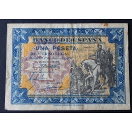 1940-HERNAN CORTES -SERIE B - 1 PESETA - MADRID