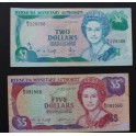 1997- BERMUDAS - 2-5 DOLARS - 2 BILLETES
