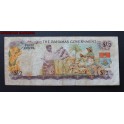 1965- BAHAMAS -50 CENTS -ELIZABETH -  BILLETE