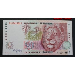 1992- SOUTH AFRICA - 50 RAND - LEON - BILLETE