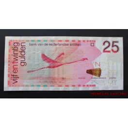 1998- HOLANDA ANTILLAS -25 GULDEN - FLAMINGO