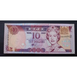 2002- FIJI ISLAS - 10 DOLLARS - ELIZABETH II 