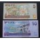 2007- FIJI ISLAS -5-10 DOLLARS - ELIZABETH II - 2 BILLETES