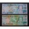 2010- CAYMAN -CAIMAN- 1 -5  DOLLARS - 2 BILLETES - ELIZABETH II