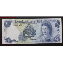 1985- CAYMAN -CAIMAN - 1  DOLLAR - ELIZABETH II - BILLETE