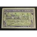1937- ORIHUELA - ALICANTE - 1 PESETAS - BILLETE