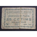 1937- MALDA- LLEIDA - 25 CENTIMS - BILLETE
