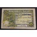 1937- TARADELL - 50 CENTIMS - BARCELONA