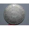 1928-1347- MARRUECOS - 20 FRANCS - PLATA
