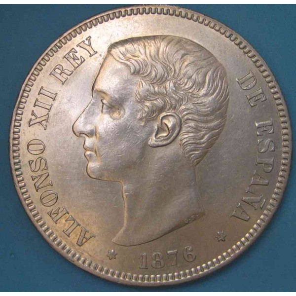 5 pesetas de Alfonso XII - 1884