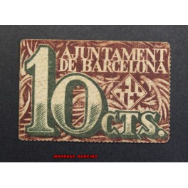 1937- BARCELONA - 10 CENTIMOS - BARCELONA 