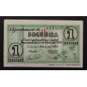 1937- SOLSONA - 1 PESETA - LLEIDA - BILLETE
