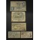 1937- VALLS -5 BILLETES -TARRAGONA- CENTIMS -PESETA