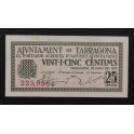 1937- TARRAGONA - 25 CENTIMS - BILLETE