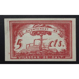 1937- VILASSAR DE DALT - 5 CENTIMOS - BARCELONA 