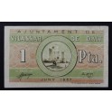 1937- VILASSAR DE DALT - 1 PESETA - BARCELONA 