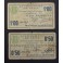 1937- TONA - 2 BILLETES - BARCELONA -  50 CENTIMOS - 1 PESETA 