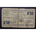 1937- TONA - 50 CENTIMOS - BARCELONA - BILLETE