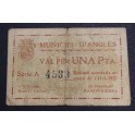 1937- ANGLES- GIRONA - 1 PESETA - BILLETE
