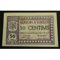 1937- ANGLES- GIRONA - 50 CENTIMOS - BILLETE