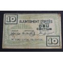 1937- ARTES -10 CENTIMOS - BARCELONA- BILLETE