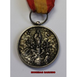 1940- MEDALLA -ZARAGOZA- PLATA - VERGEN DEL PILAR - 
