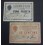 1937- BALENYA - 2 BILLETES - BARCELONA - 50 CENTIMOS - 1 PESETA