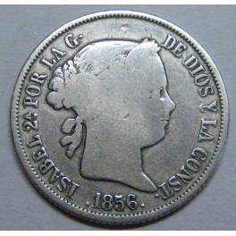1856 - MADRID - 4 REALES - ISABEL II - SPAIN