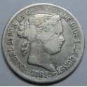 1861 - MADRID - 4 REALES - ISABEL II - SPAIN