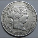 1864 - MADRID - 4 REALES - ISABEL II - SPAIN