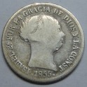 1855 - BARCELONA - 2 REALES - ISABEL II - SPAIN