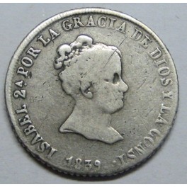 1839 - SEVILLA - 2 REALES - ISABEL II - SPAIN