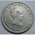 1850 - SEVILLA - 2 REALES - ISABEL II - SPAIN