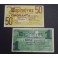 1937- ESPINELVES - 2 BILLETES - GIRONA - 50 CENTIMOS - 1 PESETA