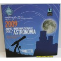 2009- SAN MARINO -EUROS - ASTRONOMIA - PLATA
