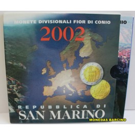 2002- SAN MARINO - EUROS - 8 MONEDAS -BLISTER