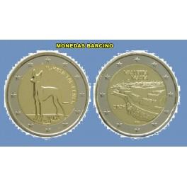 2026- MALTA - 2 EUROS - VALLETTA Y SABUESO FARON - 2 MONEDAS
