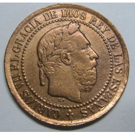 1875 - CARLOS VII - 5 CENTIMOS - BRUSELAS