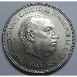 1949 - 49. 5 PESETAS - MADRID - ESTADO ESPA&Ntilde;OL