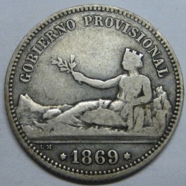 1869 - 1 PESETA  - GOBIERNO PROVISIONAL