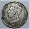1903 - 1 PESETA - ALFONSO XIII - PLATA