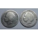 1893/1894 - 1 PESETA - ALFONSO XIII - PLATA