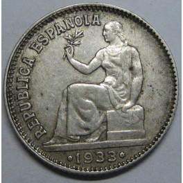 1933 - 1 PESETA - ESPA&Ntilde;A - SEGUNDA REPUBLICA 