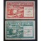 1937-GARRIGA - 25 CENTIMOS-1 PESETA - BARCELONA - 2 BILLETES