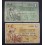 1937- HOSTOLES- 2 BILLETES - GIRONA - 50 CENTIMOS - 1 PESETA